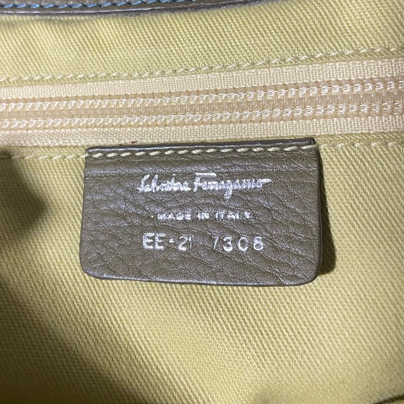 Ferragamo olive top handle bag - Picture 11 of 11